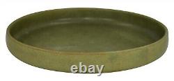 Marblehead Pottery Matte Green Arts And Crafts Low Bowl