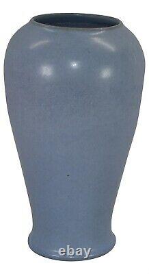 Marblehead Pottery Mottled Blue Gray Arts And Crafts Vase