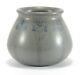 Marblehead Pottery Floral Ht Decorated Vase Arts & Crafts Matte Gray Blue