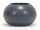 Marblehead Pottery Undecorated Matte Blue Spherical Vase Arts & Crafts Baggs