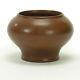 Marblehead Pottery Undecorated Tobacco Brown Baluster Shape Vase Arts & Crafts