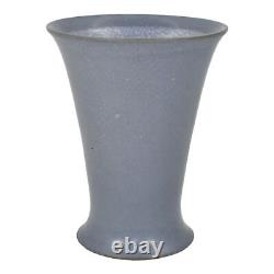 Marblehead Vintage Arts and Crafts Pottery Lavender Flaring Rim Ceramic Vase