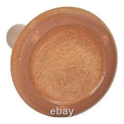 Marblehead Vintage Arts and Crafts Pottery Matte Brown Ceramic Bud Vase 105