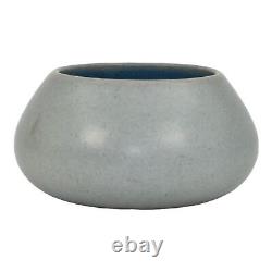 Marblehead Vintage Arts and Crafts Pottery Mottled Matte Gray Ceramic Vase 9