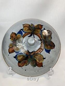 Mark Shekore Studio Crafted Large Stoneware Signed Potter Casserole Dish 9 X 7