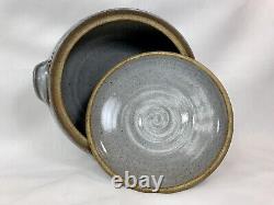 Mark Shekore Studio Crafted Large Stoneware Signed Potter Casserole Dish 9 X 7