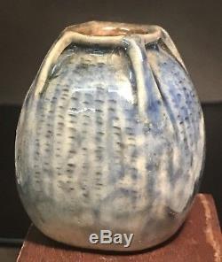 Martin Brothers Mini Vase 1907 Arts & Crafts Newcomb Tiffany Teco Stickley Era