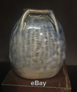 Martin Brothers Miniature Vase Dated 1907 Arts & Crafts Fulper Tiffany Teco Era