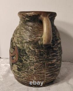 Massive Roseville Pottery Imperial I Vase 10.5 Arts & Crafts Unmarked