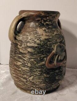Massive Roseville Pottery Imperial I Vase 10.5 Arts & Crafts Unmarked