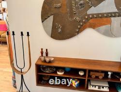 McCarty Merigold Mississippi Nutmeg Studio Art Pottery Shell Bowl Plate Vtg