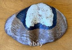 McCarty Merigold Mississippi Nutmeg Studio Art Pottery Shell Bowl Plate Vtg