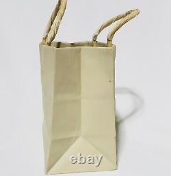 Michael Harvey Vase Craft #1 Brown Paper Bag Sack Ceramic Art Canada Twine