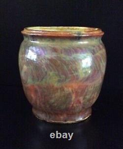 Middle Lane Brouwer Flame Pottery Arts & Crafts Period Vase