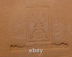 Mission Guild Studio Framed Art Clay Tile Emerson Quote With Tree