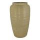 Monmouth Pottery Vintage Arts And Crafts Pottery White Stoneware Floor Vase
