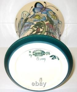 Moorcroft LG Butterfly Vase 158/8 Purple Hairstreak by Emma Bossons MINT