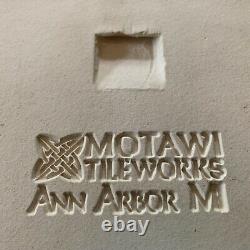 Motawi 8 x 8 Pine Landscape Mountain (Summer) Arts and Crafts Art Tile