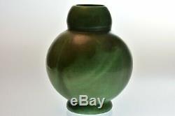 Mountainside Pottery 1929-41 Arts and Crafts Matt Green Double Gourd Vase