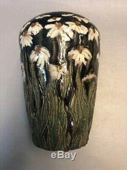 NEW ART POTTERY early iconic Daisy vase TIM EBERHARDT STUDIO arts and crafts