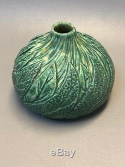 NEWARTPOTTERY matt green bud vase TIM EBERHARDT STUDIO arts and crafts