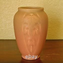 Near-Mint Vintage Rookwood Arts & Crafts Flower Vase XXX 1930 #2123 Dusty Rose