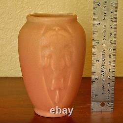 Near-Mint Vintage Rookwood Arts & Crafts Flower Vase XXX 1930 #2123 Dusty Rose