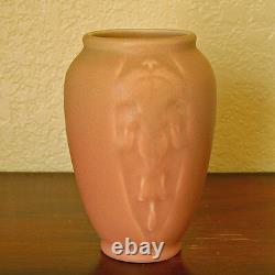 Near-Mint Vintage Rookwood Arts & Crafts Flower Vase XXX 1930 #2123 Dusty Rose