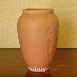 Near-Mint Vintage Rookwood Arts & Crafts Flower Vase XXX 1930 #2123 Dusty Rose