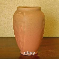 Near-Mint Vintage Rookwood Arts & Crafts Flower Vase XXX 1930 #2123 Dusty Rose