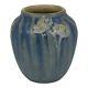 Newcomb College 1918 Vintage Arts And Crafts Pottery Daffodil Blue Vase Simpson