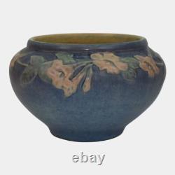Newcomb College 1921 Vintage Arts and Crafts Pottery Blue Ceramic Vase Simpson