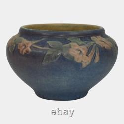 Newcomb College 1921 Vintage Arts and Crafts Pottery Blue Ceramic Vase Simpson