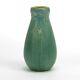 Newcomb College Pottery 1913 Floral Gourd Vase Arts & Crafts Matte Blue Green Am