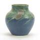 Newcomb College Pottery 1929 Hb Pine Cone Needles Arts & Crafts Matte Blue Green
