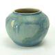 Newcomb College Pottery 1933 Moon Oak & Moss Vase Arts & Crafts Matte Blue Green