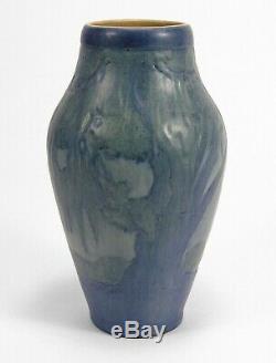 Newcomb College Pottery 8.25 oak tree moon moss landscape vase Arts & Crafts