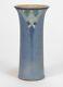 Newcomb College Pottery Chalaron Corset Leaf Vase Arts & Crafts Matte Blue Green