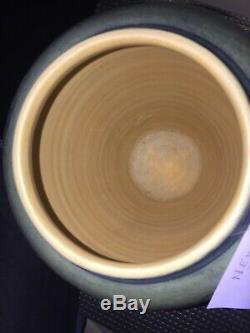 Newcomb College Pottery MOON & MOSS SCENIC VASE Arts & Crafts 11-1/2