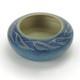 Newcomb College Pottery S Irvine 1933 Swirling Leaf 4.75 Dia Vase Arts Crafts