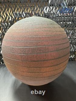 Nicholas Bernard Signed Eames Era Yellow Ceramic Studio Pottery Vase 9LARGE A16