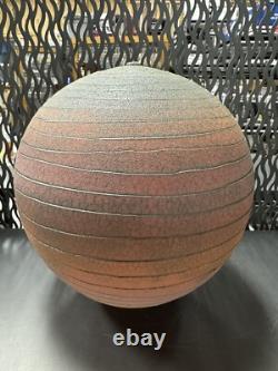 Nicholas Bernard Signed Eames Era Yellow Ceramic Studio Pottery Vase 9LARGE A16