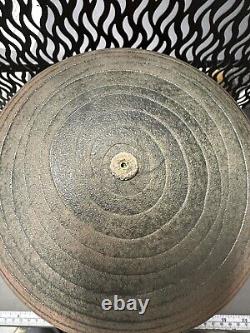 Nicholas Bernard Signed Eames Era Yellow Ceramic Studio Pottery Vase 9LARGE A16