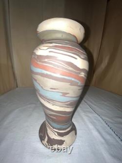 Niloak Mission Swirl 10 1/4 Pottery Vase-2nd Art Mark-Arts & Crafts-Benton AR