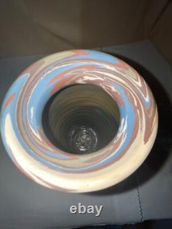 Niloak Mission Swirl 10 1/4 Pottery Vase-2nd Art Mark-Arts & Crafts-Benton AR
