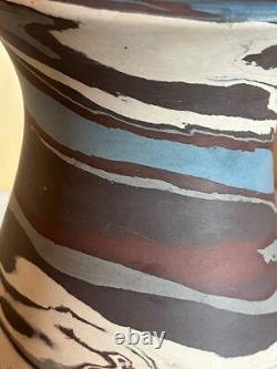 Niloak Mission Swirl 10 1/4 Pottery Vase-2nd Art Mark-Arts & Crafts-Benton AR