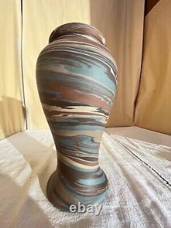 Niloak Mission Swirl 10 1/4 Vase-1st Art Mark- Arts & Crafts-Benton AR Organic