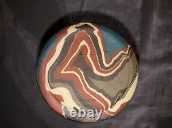 Niloak Mission Swirl Art Pottery Vase-1st Art Mark-1910-1920s-Arts and Crafts