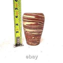 Niloak Mission Swirl Art Pottery Vase Marbled Arts Crafts Mission Ware USA