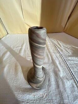 Niloak Mission Swirl Pottery Bud Vase-2nd Art Mark-Arts & Crafts-Benton AR